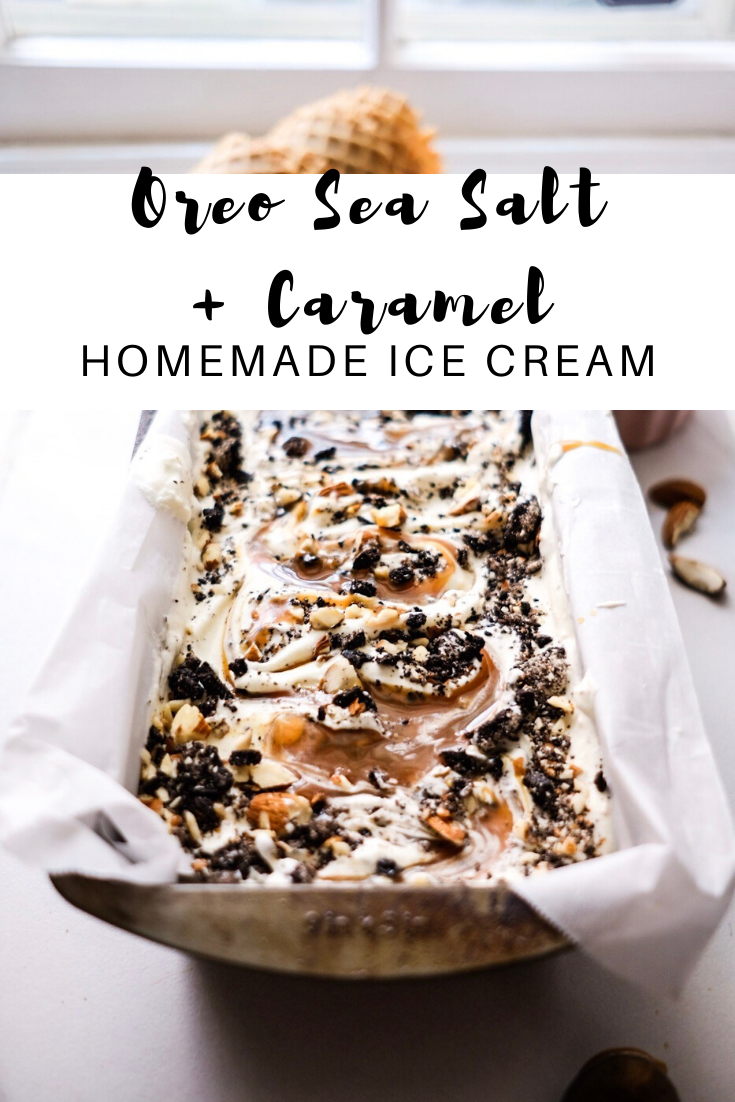 Oreo Sea Salt and Caramel Ice Cream