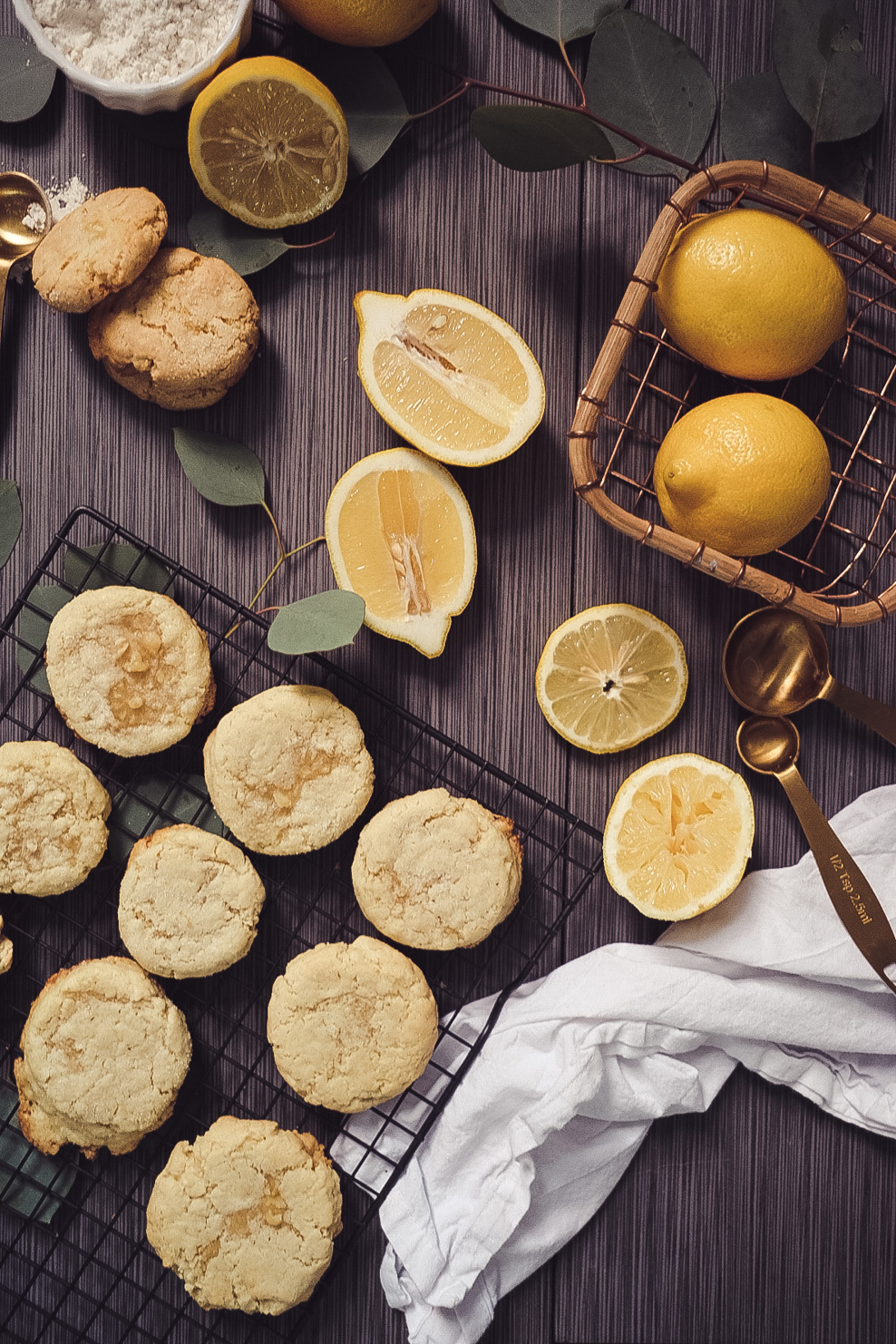 Chewy Lemon Sugar Cookies