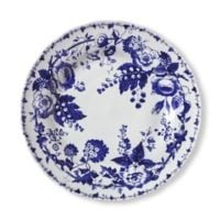 French Blue Bouquet Salad Plates, Set of 4